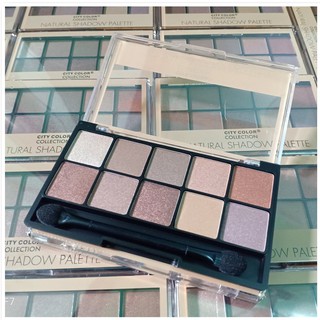 Bảng Phấn Mắt 10 ô City Color Natural Shadow Palette