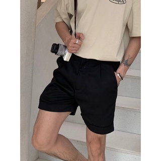 Quần short kaki đen