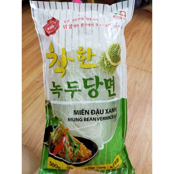 500g Miến đậu xanh Nong Woo Hàn Quốc (100% từ đậu xanh phù hợp chế độ ăn giảm cân)