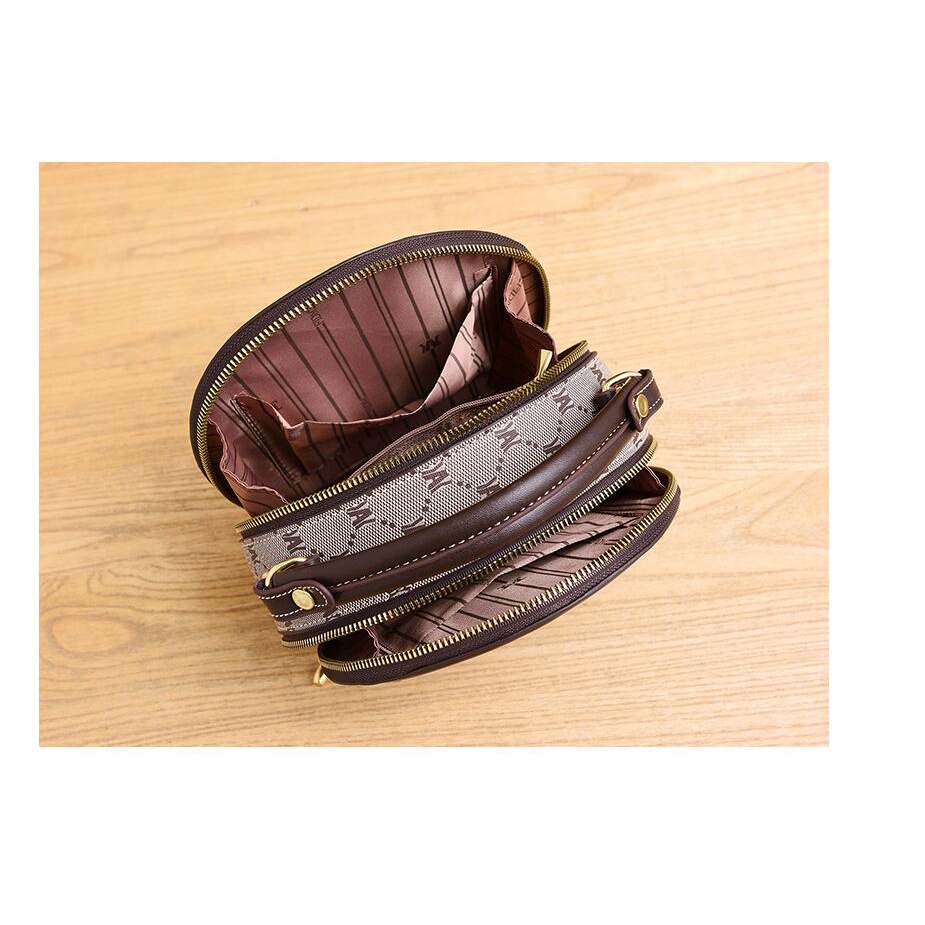 Túi Đeo Chéo Chuwanglin Da Pu In Hình Mặt Trăng Thời Trang Cho Nữ