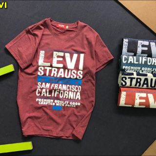 Áo cổ tròn in Levis