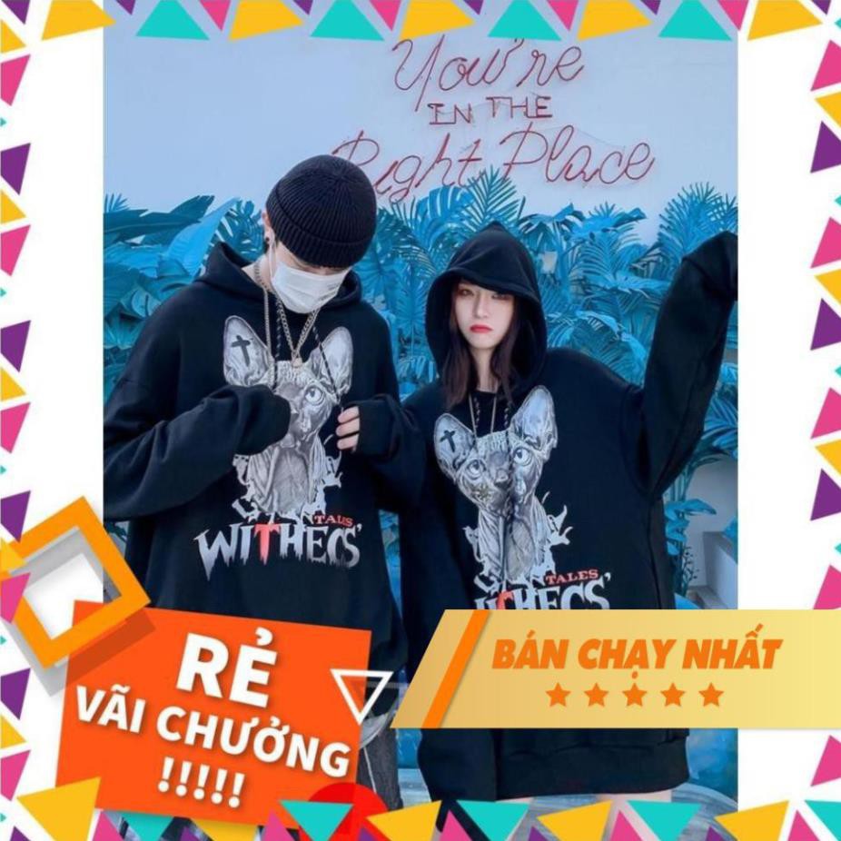 Áo khoác nỉ Hoodie KN16 in hình phù thuỷ Withecs Chuẩn Xịn - Amore mio Closet VIP