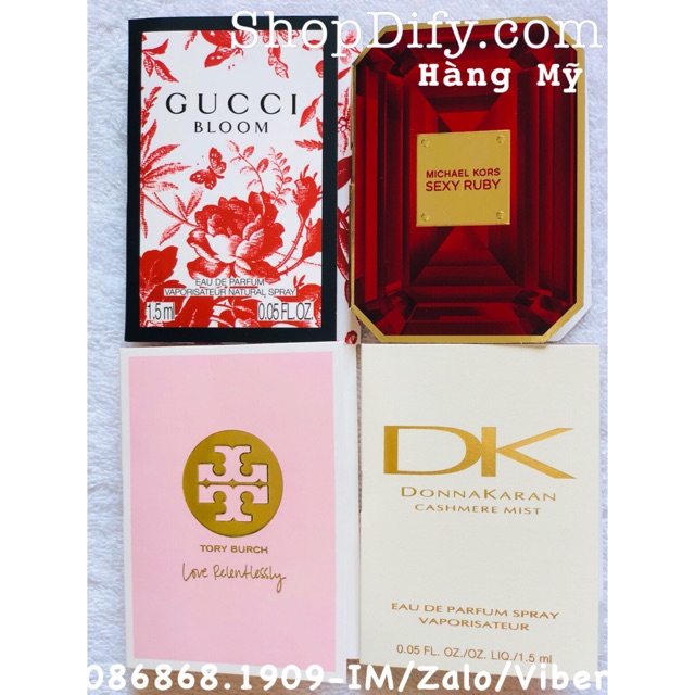 Vial Sample Nước Hoa Chính Hãng | Thế Giới Skin Care