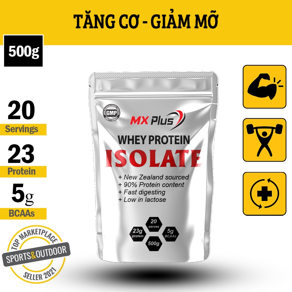 Sữa Tăng Cơ Giảm Mỡ - Whey Protein Isolate MX Plus túi 500g