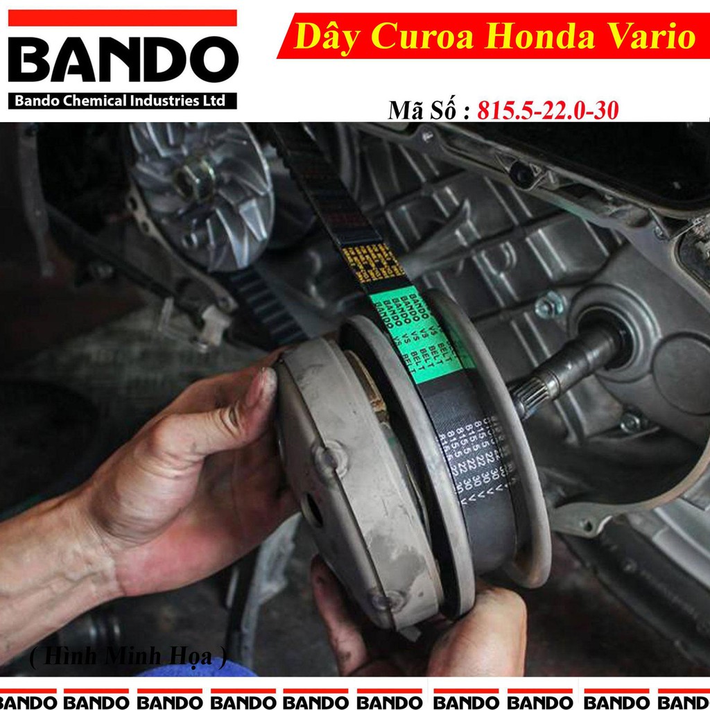 Dây curoa Honda Vario 150cc Bando Thái Lan