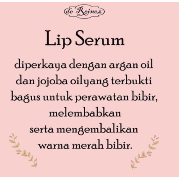 (Hàng Mới Về) Serum Dưỡng Ẩm Môi De 'Reinez De' Reinez | BigBuy360 - bigbuy360.vn