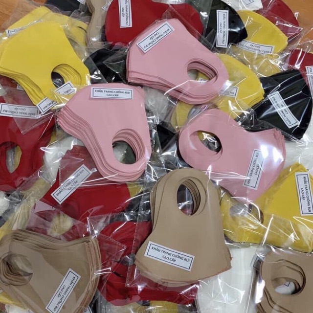 Combo 50 khẩu trang su trơn hàn cực hót