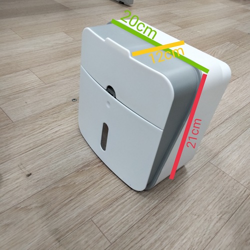 Hộp đựng giấy vệ sinh đa năng  2 ngăn, loại treo tường