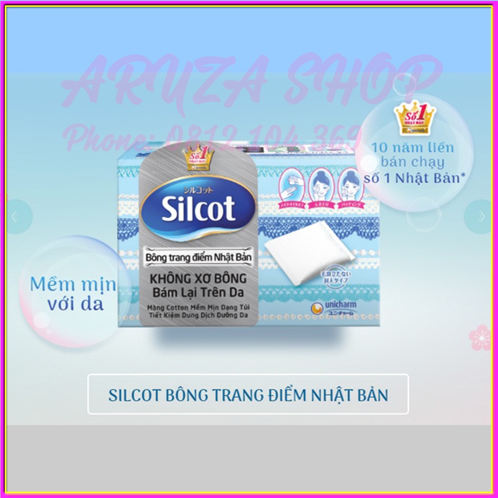 Bông tẩy trang silcot ⚜️ FREESHIP ⚜️ Bông tẩy trang của nhật được ưa chuộng