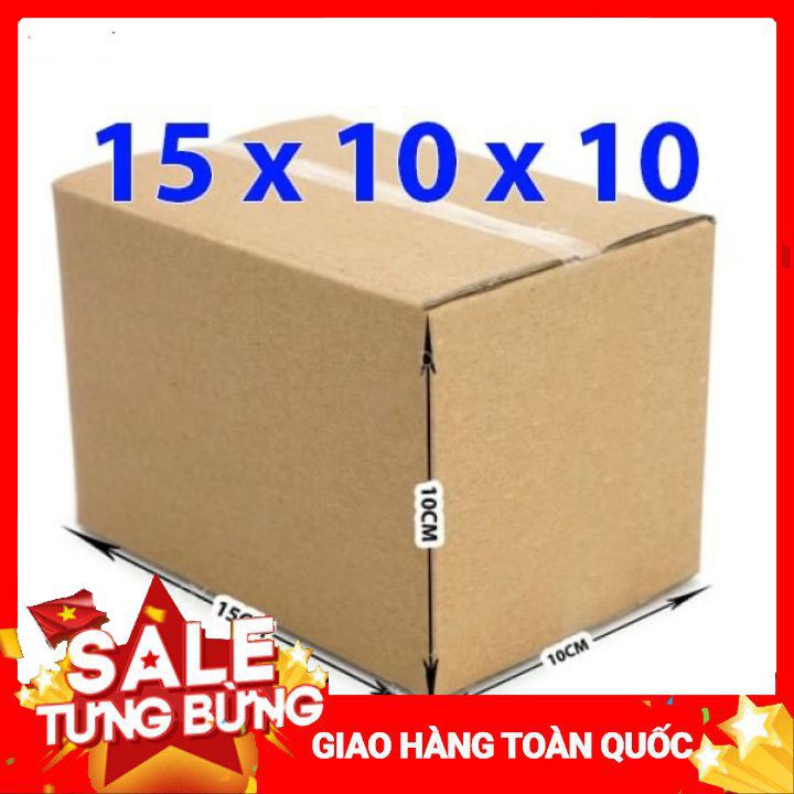 10 THÙNG 15x10x10 Hộp Carton đóng hàng 15x10x10 Đóng Bưu Kiện
