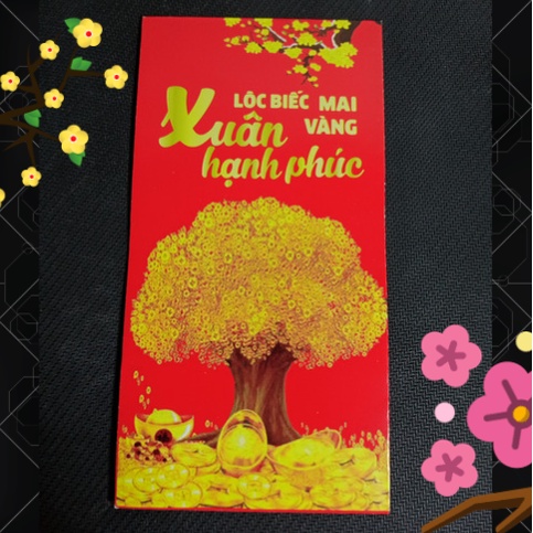 [COMBO 10 CÁI] Bao Lì Xì 2023 Giá Sỉ Rẻ Tết Độc Lạ Màu Đỏ Đẹp Họa Tiết Cute Thần Tài Tiền Đô