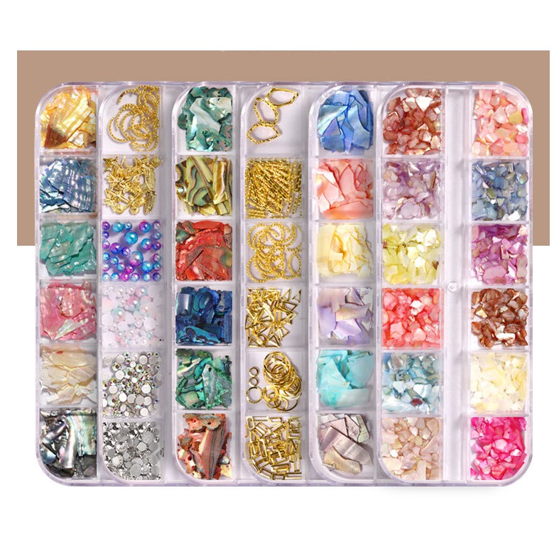 set phụ kiện charm khay mix nhiều mẫu