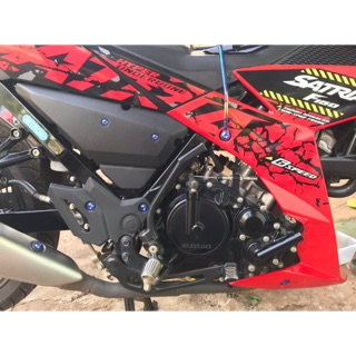 Bộ dàn áo 24 con chuẩn titan gr5 cho satria raider fi