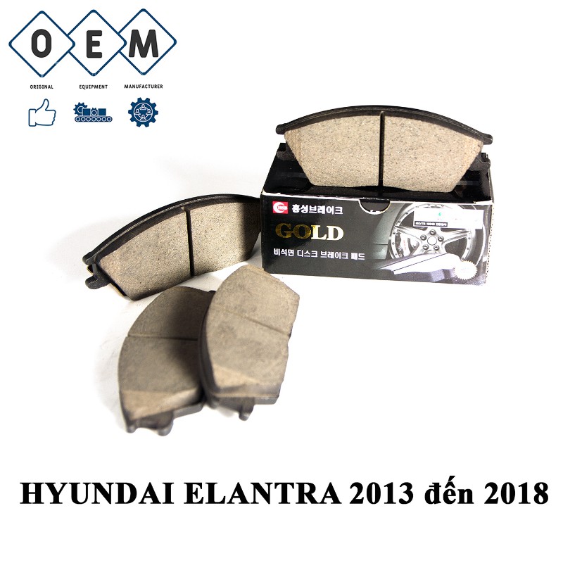 Bố thắng má phanh trước HYUNDAI ELANTRA 2013 đến 2018