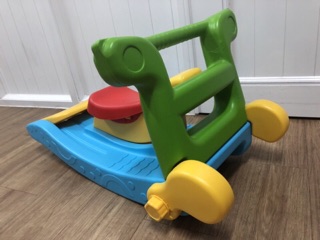 Bập bênh cầu trượt 2in1