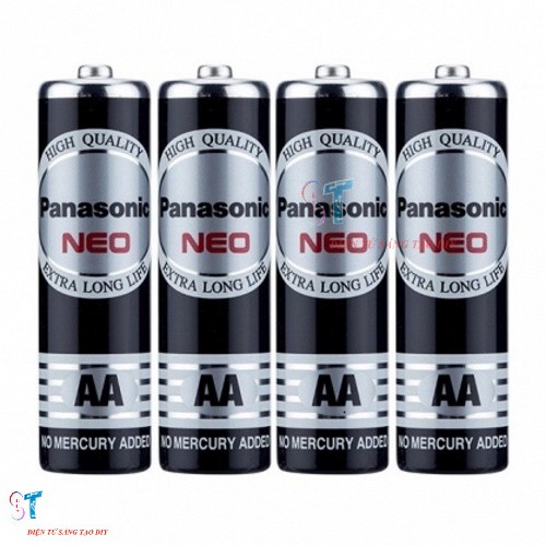 Pin AA Panasonic Neo R6NT/4B, Pin Tiểu 1,5V Vỉ 4 Viên