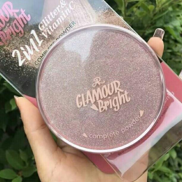 Phấn phủ 2 tầng trắng- có nhũ glamor bright thái lan