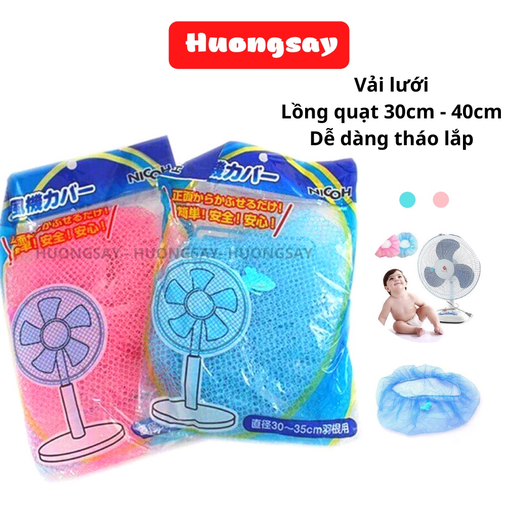 Lưới Bọc Quạt An Toàn Cho Bé (Quạt 25-30cm)