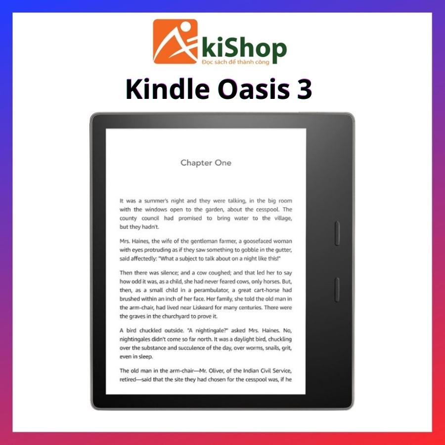 Máy đọc sách Kindle Oasis 3 chính hãng cao cấp Akishop