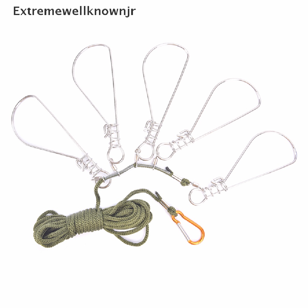 Ervn Khóa Câu Cá Dây Chuỗi Xích Kèm Dây Phao Câu Cá Trực Tiếp.