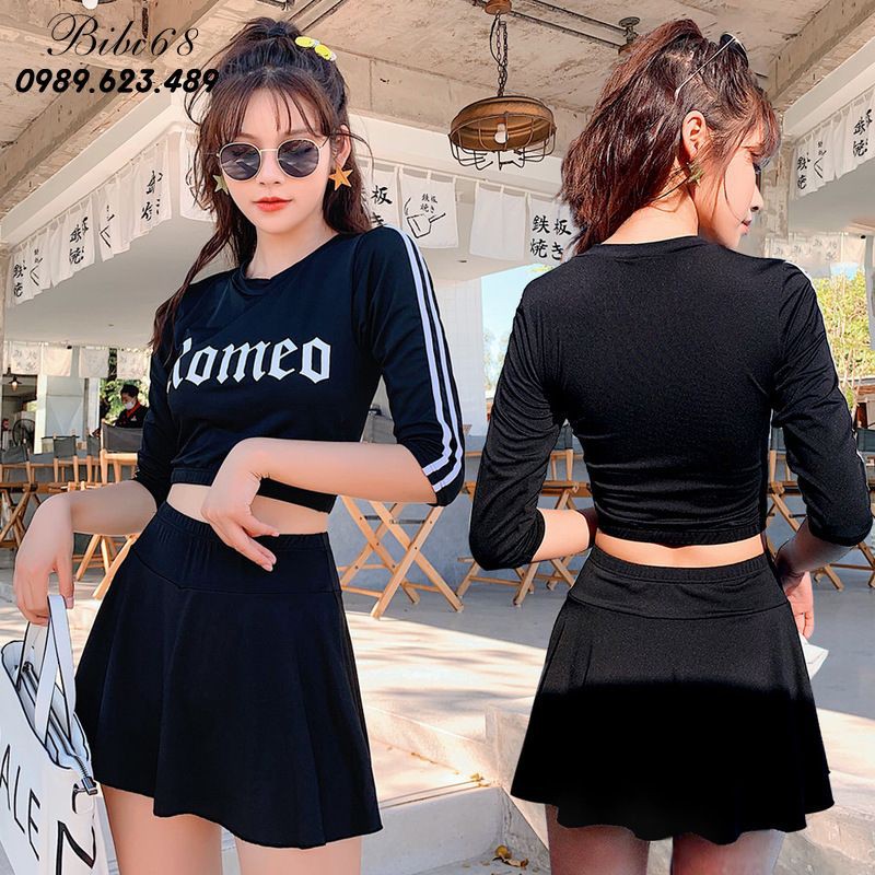 Bikini 2 Mảnh, Áo Tắm, Đồ Bơi nữ Dạng Quần Váy Thời Trang Đi Biển