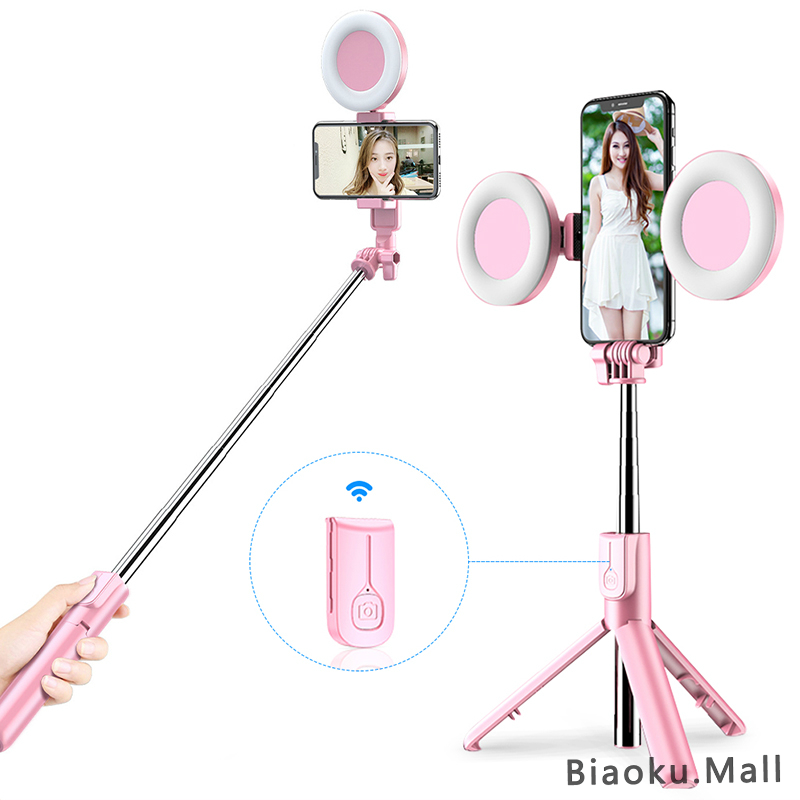 Gậy Tự Sướng Bluetooth Có Đèn Led Cho Iphone Xiaomi Huawei Samsung Android Live Tripod