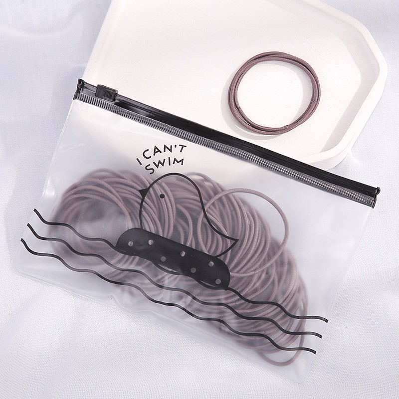 Set 100 Chun Dây Buộc Tóc Hàn Quốc Đủ Màu Đa Năng PK28