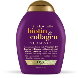 Dầu gội ogx biotin & collagen làm dày tóc 385ml