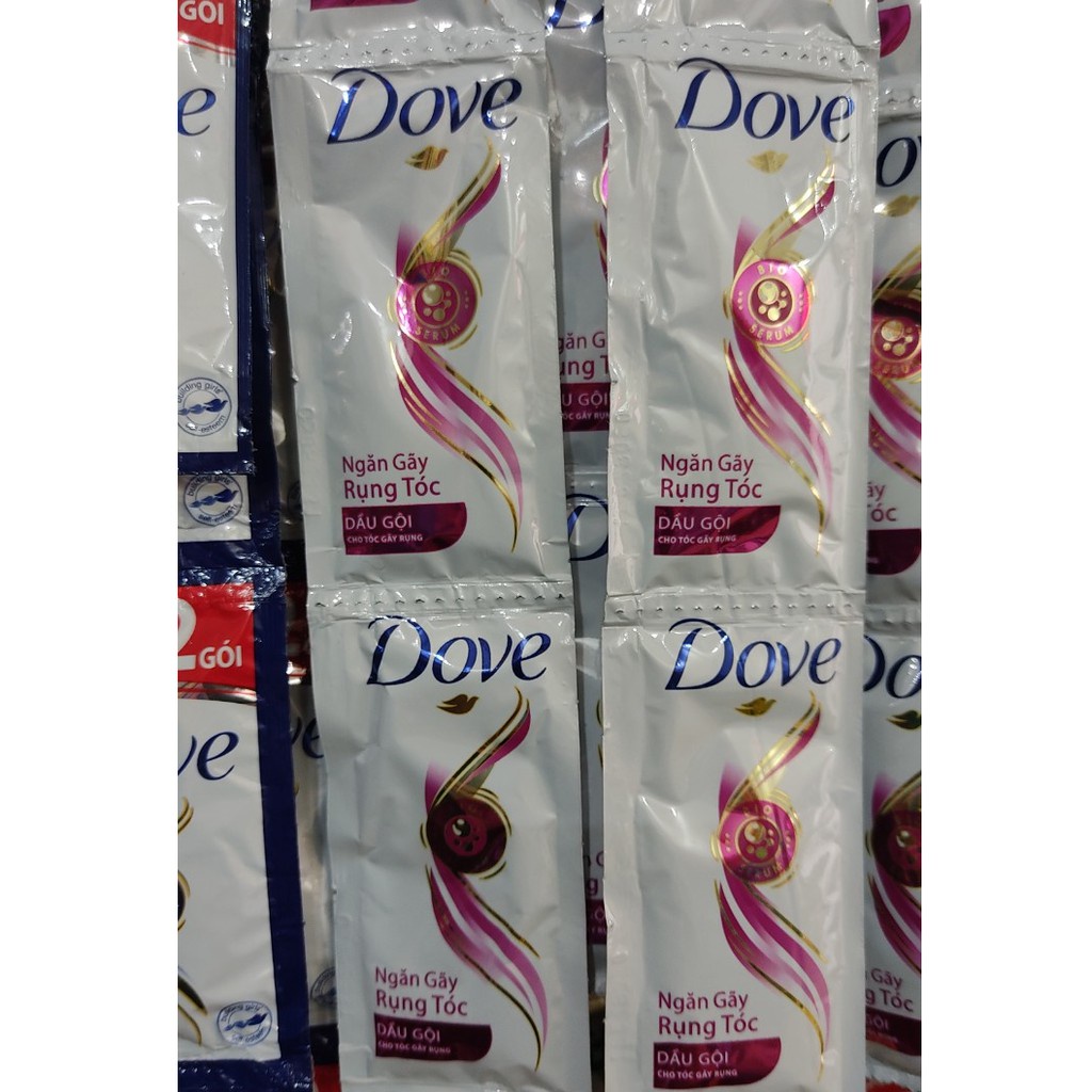 Dầu Gội Dove Phục Hồi Hư Tổn Dây 12 Gói