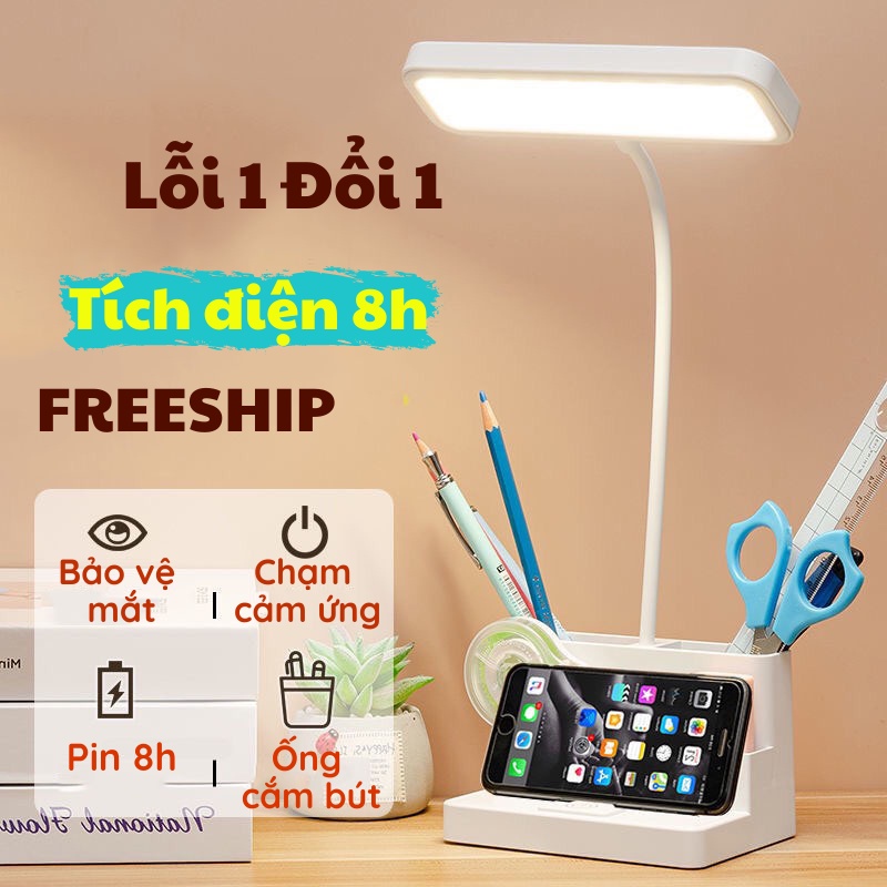 Đèn Bàn, Đèn Đọc Sách Tích Điện, Chống Cận - KHO GIA DUNG TRẦN PHÚ