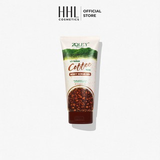 Body scrub gel zoley - kỳ trắng cà phê tươi