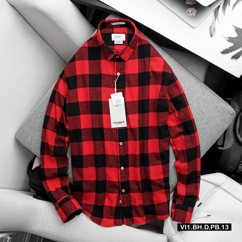 Aó sơ mi nam Flannel Pb việt nam xuất khẩu | BigBuy360 - bigbuy360.vn