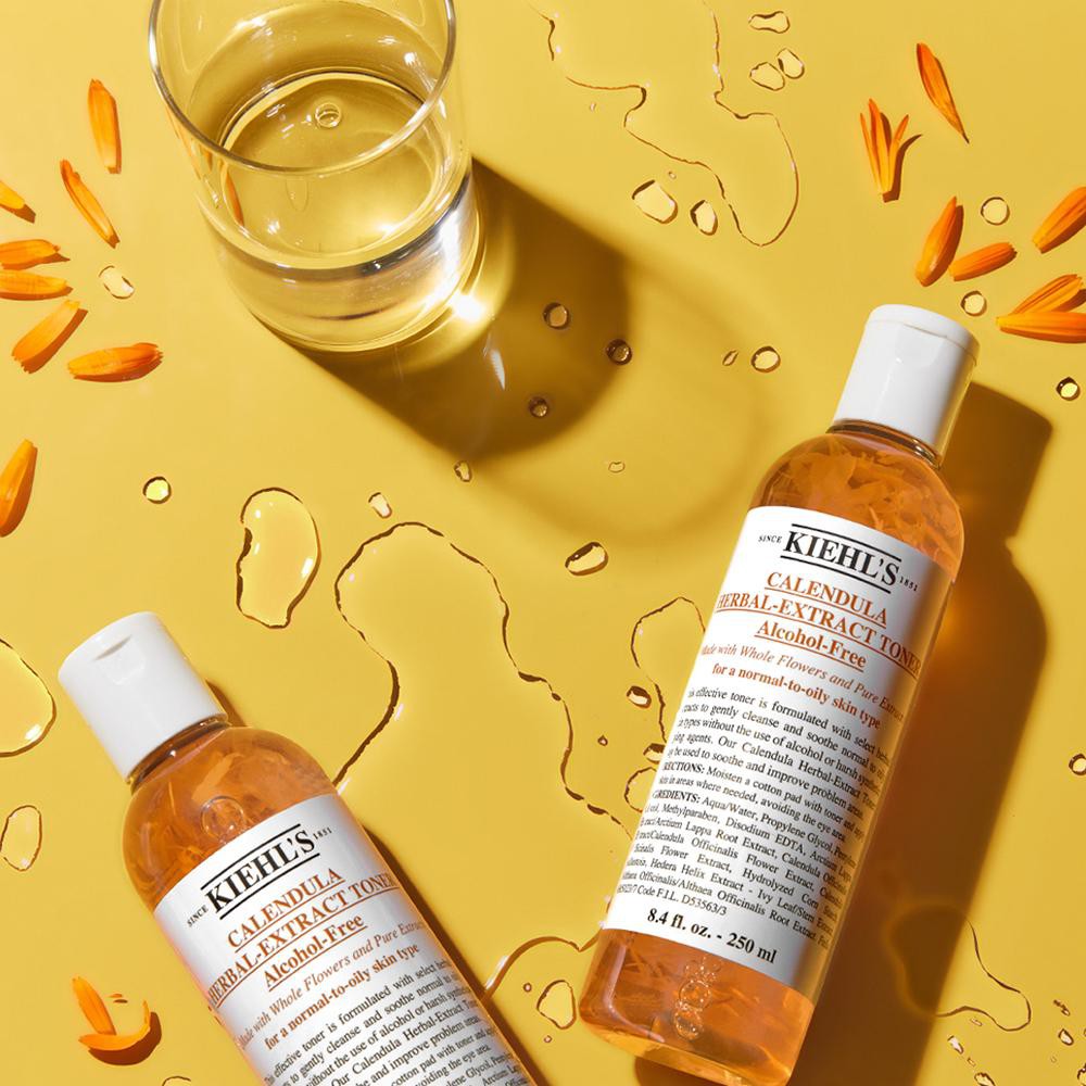 Kiehl's Calendula Herbal Extract-Toner - Nước Cân Bằng Da, Chiết Xuất Từ Hoa Cúc [250ml/500ml]