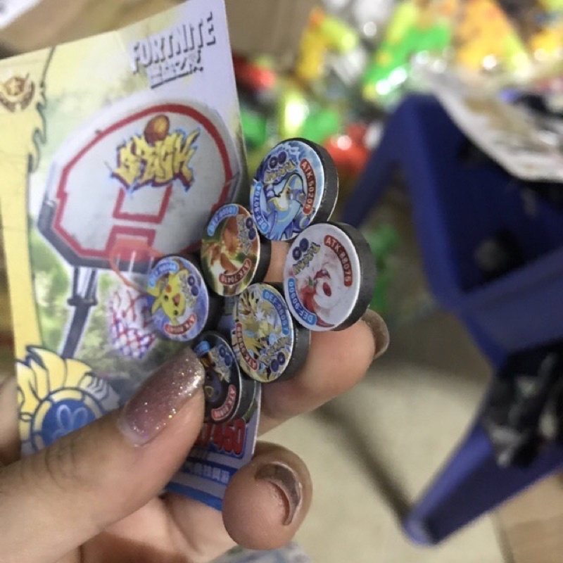 Sỉ Vỉ 20 Bộ Nam Châm Bẹt Hình Pokemon