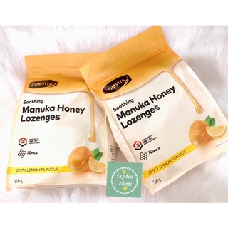 Kẹo ngậm mật ong Comvita Vị chanh 115 viên 500gr