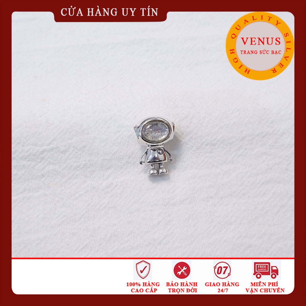 [Charm bạc 925 cao cấp] Charm bạc hình đĩa bay- Mã sản phẩm VENUSS19