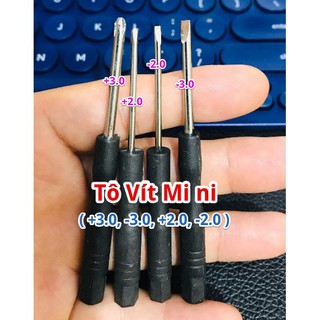 [ Tô Vít Mini ] - Combo 3 Tô Vít Mini 4 Cạnh, 2 Cạnh 3.0 Mm Và 2.0 Mm