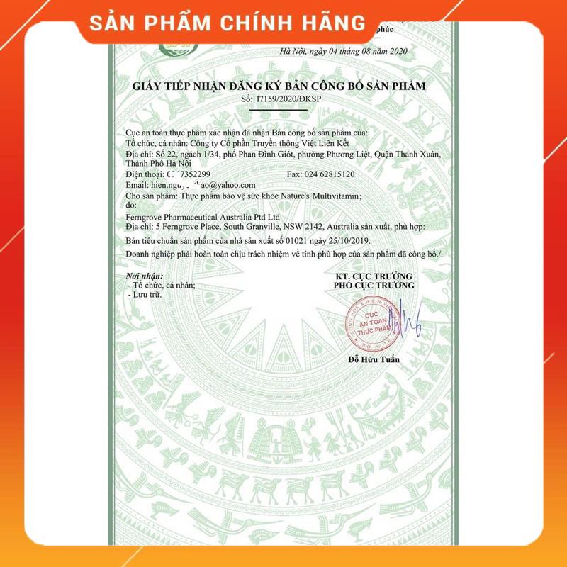 Vitamin Tổng Hợp  Nature’s Way Complete Daily Multivitamin - 200 Viên