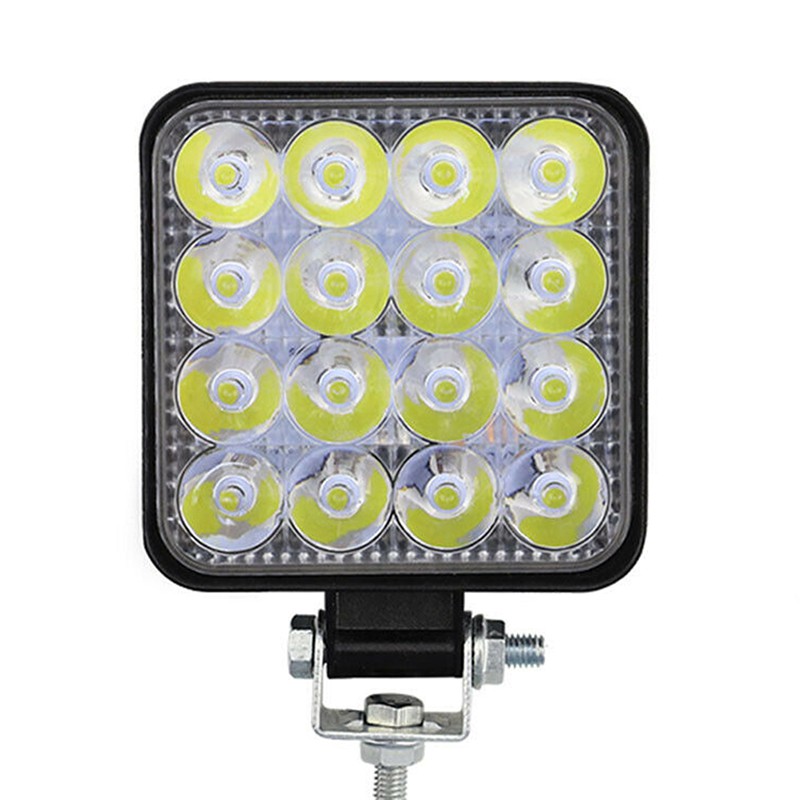 Đèn LED Hỗ Trợ Làm Việc 16 Bóng 48W 12V / 24V Cho Xe Ô Tô