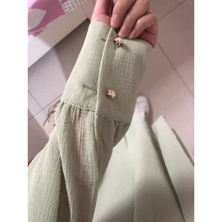 🍑order🍑 đầm tiểu thư xanh