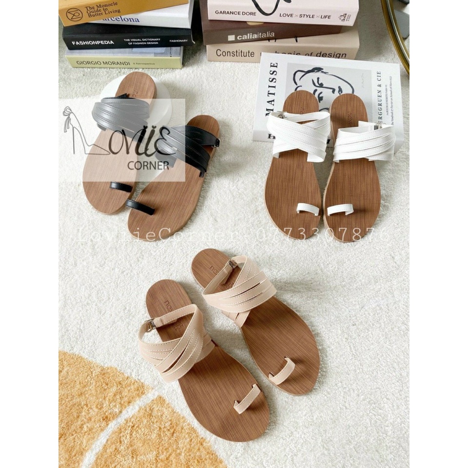 SANDAL NỮ XỎ NGÓN LOVIIECORNER- SANDAL NỮ QUAI MẢNH - GIÀY SANDAL NỮ DÂY MẢNH CHIẾN BINH - SANDAL XỎ NGÓN ĐẾ BỆT S210325