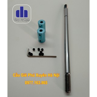 Khớp nối + Trục quạt khách tự cắt cho motor 775