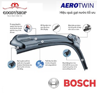 Set 2Thanh Gạt Mưa Bosch Aero Twin Cho xe Toyota INNOVA Từ 2018- Tới giờ: 16inch <40cm> và 26inch<65cm>GOODYSHOP