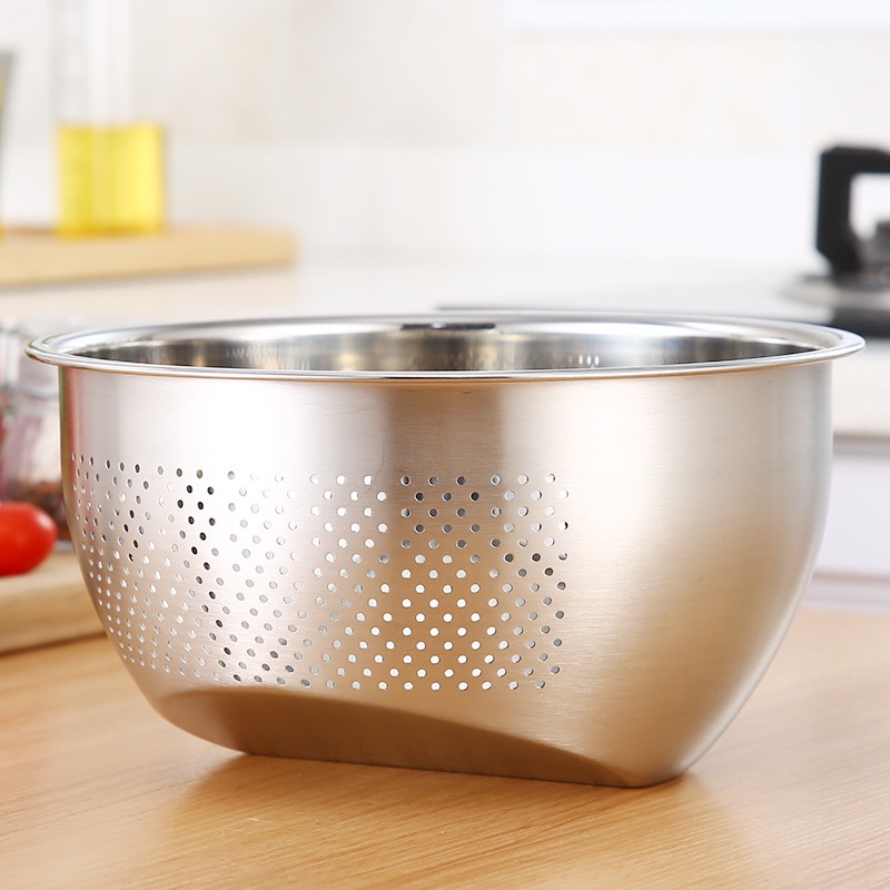 Rổ Vo Gạo Bằng Thép Không Gỉ 304 Cao Cấp