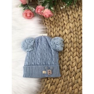 [Được chọn mẫu] Nón len gấu cho bé từ 3-12 tháng