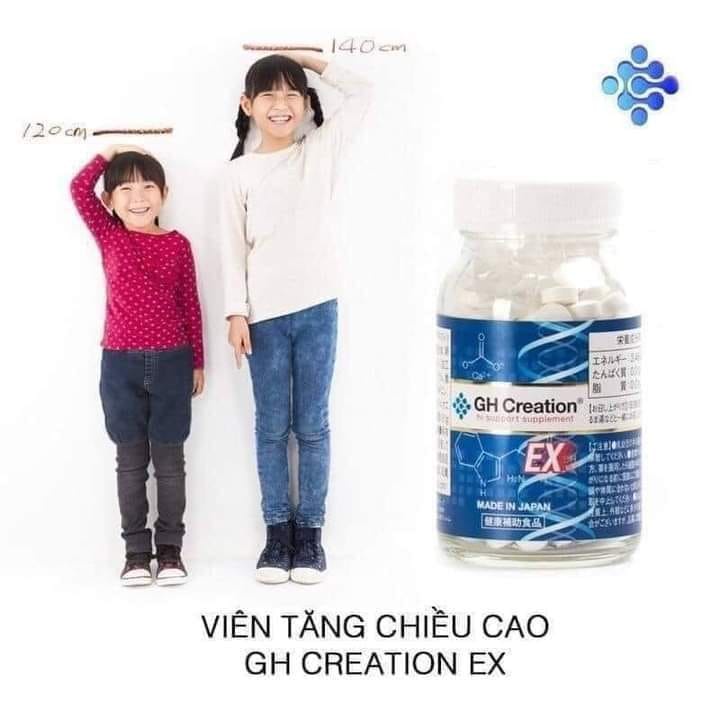 Viên uống tăng chiều cao GH Creation EX Nhật Bản 270 viên
