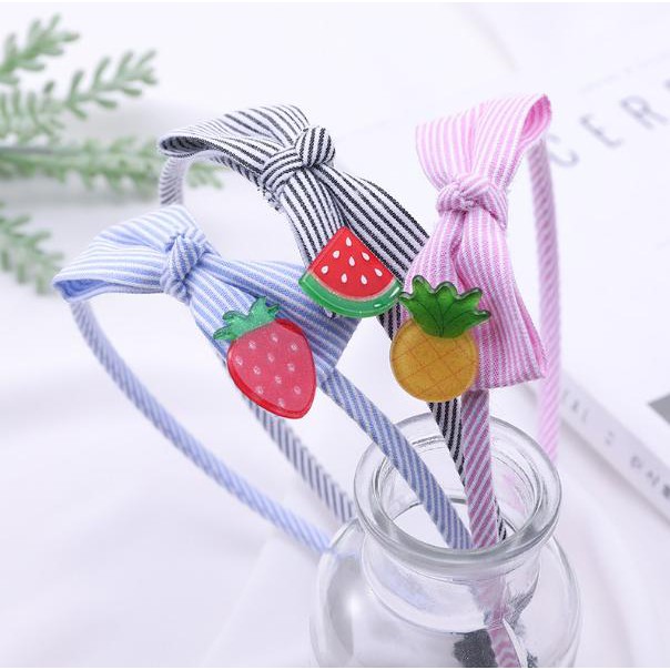 Bờm Tóc Cho Bé Đính Họa Tiết Xinh Xắn Đáng Yêu