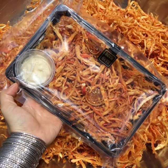 Mực sợi sốt chanh Tomyum 250gr | BigBuy360 - bigbuy360.vn