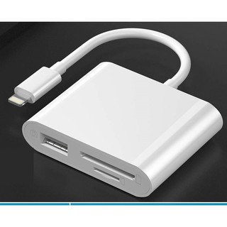 Đầu đọc thẻ TF, SD, Cổng USB cho Iphone, Ipad