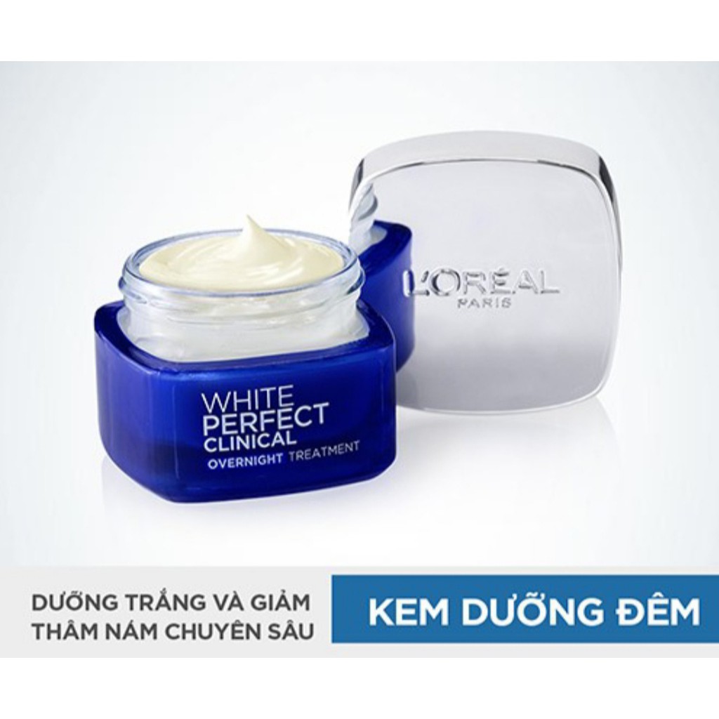 Bộ 3 sản phẩm làm sáng mịn và giảm thâm nám chuyên sâu L'oreal White Perfect Clinical